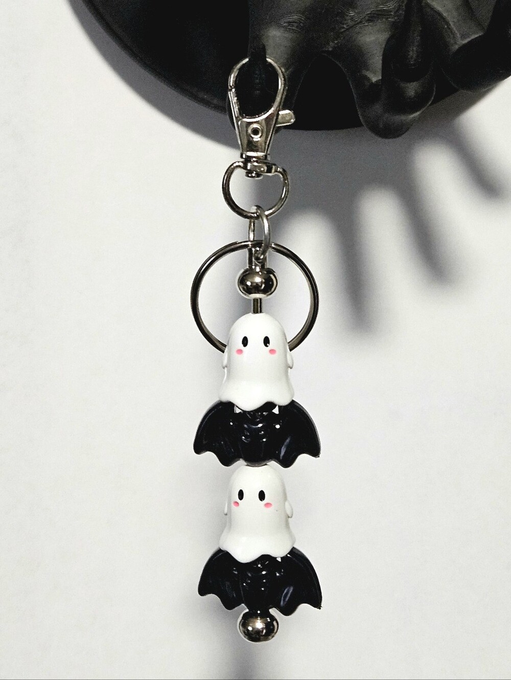 Ghost & Bat Bag Charm